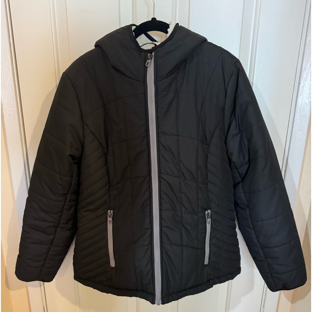 Kenneth Cole Sherpa lined puffer jacket